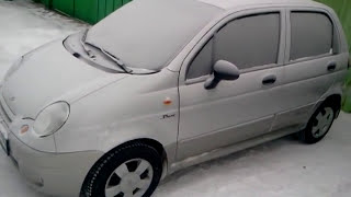 Заводим машину в минус 20  Matiz Best 10 [upl. by Neerak]