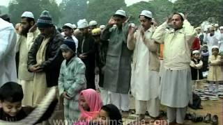 Eid prayer in Feroz Shah Kotla Delhi [upl. by Puri]