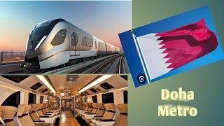 Doha MetroDoha Metro train Qatar [upl. by Servais249]