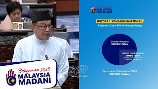 Budget 2023 Budget 2023 revised up to RM38614bil GDP growth at 45 [upl. by Renie]