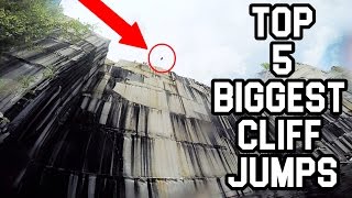 TOP 5 BIGGEST CLIFF JUMPS EVER Best of Chase Reinford [upl. by Milissent692]