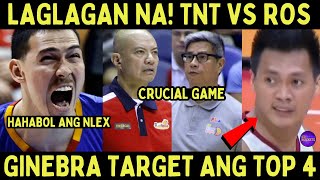 Ginebra TARGET ang Twice to Beat  ROS vs TNT AGAWAN sa PLAYOFF SPOT [upl. by Henden761]