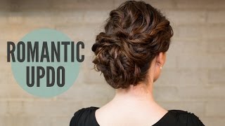 How ToCurly Romantic Updo [upl. by Trebliw]