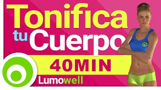 Rutina de Ejercicios para Adelgazar y Tonificar Todo el Cuerpo en Casa  40 Minutos [upl. by Straub]