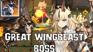 Arknights Great Wingbeast boss  Reclamation Algorithm  Fire Within The Sand [upl. by Hayley]