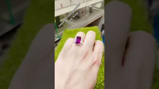 Handmade Alexandrite Stone Ring For Boys viral 925sterlingsilver fyp chandi foryou [upl. by Atsok]