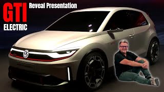 The first ever electric Volkswagen GTI Reveal Presentation [upl. by Ihsir]