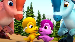 The New Pachycephalosaurus Family  Dino Ranch  Cartoons for Kids  WildBrain Zoo [upl. by Orlov953]