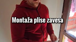 TUTORIJAL  Montaža plise zavesa  Kako montirati plise zavese [upl. by Sihonn576]