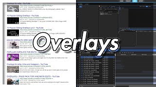 How To Use Overlays In Hitfilm Express [upl. by Llien]