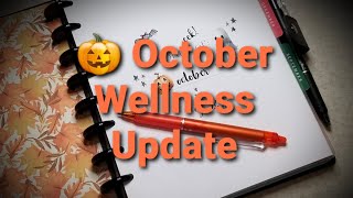 October Wellness Recap  Happy Planner Monthly Classic [upl. by Gnilrad]