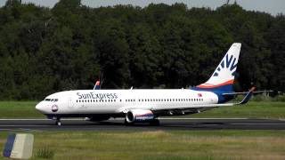 SunExpress 737800 and more at Friedrichshafen Airport HD [upl. by Neicul898]