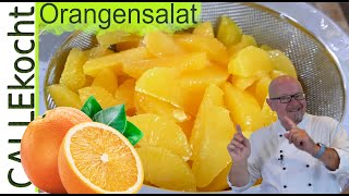 Orangensalat in CampariGelee Bester Nachtisch zu Weihnachten Rezept [upl. by Aldridge]