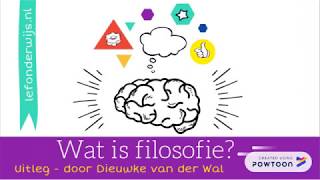 Wat is filosofie [upl. by Lehar]