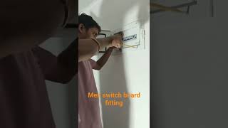 men switch board fitting [upl. by Rudolf]