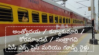 Tambaram Antyodaya  Shalimar AC Express and more at Tadepalligudem and Badampudi [upl. by Terese]