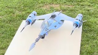 N1 Starfighter aus Starwars Serie quotThe Mandalorianquot Maßtab 112 1m lang 25kg 2x 6s1300 RC [upl. by Zetrac]