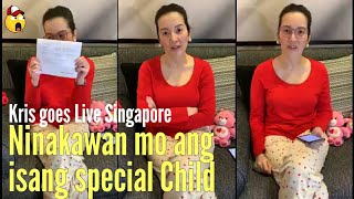 Kris Aquino Live na Inamin ang tungkol sa Kanyang Sakit  Lupus Erythemalosus  Live Singapore [upl. by Cleland]