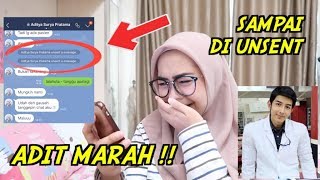 AKHIRNYA PRANK TEXT ADIT DIA MARAH BESAAARRR [upl. by Annaitsirk]