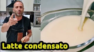 LATTE CONDESATO fatto in casaIdeale per gelati e semifreddiRicetta facile per tutti [upl. by Tonia]