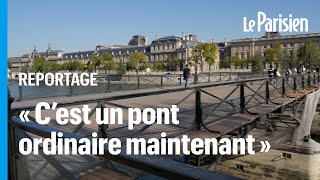 Pont des Arts rénové  « Les vieilles planches lui donnaient un petit charme » regrette un touriste [upl. by Nnaul]