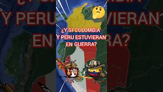 Y SI PERU VS COLOMBIA countryballs mapa historia curiosidades paises guerra [upl. by Artinahs]