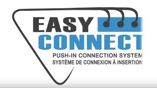 How to Install a Light Fixture with the Canarm Easy Connect PushIn Connection System [upl. by Hereld]