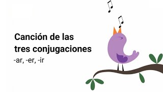 Canción de las tres conjugaciones ar er ir [upl. by Inafets394]