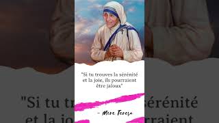 Mère Teresa  Faisle quand même [upl. by Yentiw888]