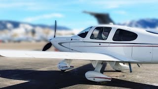 Landing In Aspen With A 16 Knot Tailwind [upl. by Nekciv]