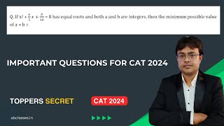 EquationAlgebra  Learn Toppers Secret  Cat Practice Question Prepare for CAT 2024 [upl. by April]