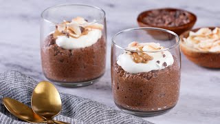 Chocolate Keto Chia Pudding  Easy amp Quick Vegan Recipe [upl. by Kenny369]