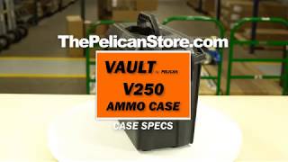 VAULT by Pelican™ V250 Ammo Case Specs [upl. by Dorey]