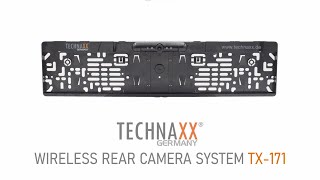 TECHNAXX WIFI REAR CAMERA SYSTEM TX171 English [upl. by Belia]