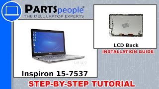 Dell Inspiron 157537 P36F001 LCD Back HowTo Video Tutorial [upl. by Zzaj]