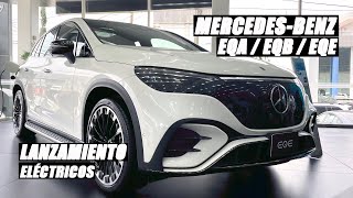 LANZAMIENTOS  MERCEDESBENZ EQA  EQB  EQE  100 ELÉCTRICOS [upl. by Brott]