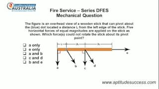 Mechanical Reasoning  Fire Service Series DFES [upl. by Iot30]