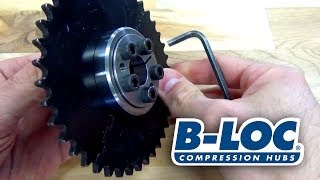 Easy Installation of Chain Sprockets using BLOC Compression Hubs [upl. by Eastlake]