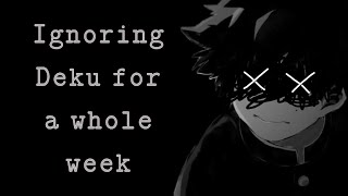 Class 1a ignores Deku for a whole week😭 PART 1  Bkdk🧡💚Angst  Mha texting story [upl. by Onifur499]