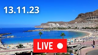 🔴🌞 Amadores Beach Gran Canaria November 2023 Weather Wetter Today [upl. by Primrosa]