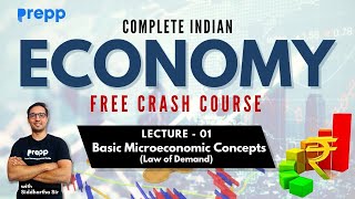 Lecture 01 Basic Microeconomic Concepts  Economy  Crash course for UPSC CSE Prelims upsc [upl. by Airbmak]