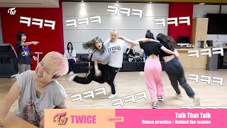 TWICE  Dance Practice Behind the scenes  KPOP Reaction [upl. by Elohcim]