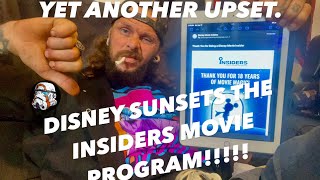 DISNEY CANCELS THE MOVIE INSIDER PROGRAM [upl. by Lavro100]