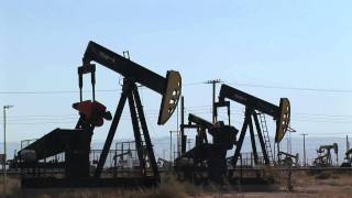 Pumpjack Oil Pumps Deliver Texas Crude Oil by BottledVideocom [upl. by Ahsaela58]