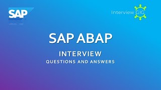 SAP ABAP Interview Questions and Answers  ABAP  SAP Interview Questions 2023 [upl. by Rehctaht740]