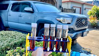 2021 Toyota Tacoma Transmission Fluid Change at 50k Miles [upl. by Hael]