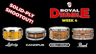 DCP Royal Drumble  The Ultimate Snare Drum Competition  Week 4 [upl. by Kcirtemed]