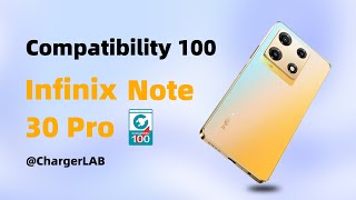 How Fast Is Infinix Note30 Pro Charged  ChargerLAB Compatibility 100 [upl. by Owiat]