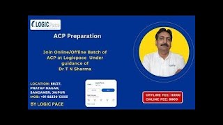 ACP Preparation Discussion with books  By Dr TN Sharma [upl. by Celesta]