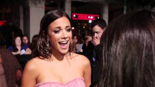 Jana Kramer Talks Music amp One Tree Hill at Footloose Premiere [upl. by Ainigriv624]